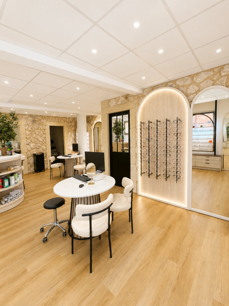 Espace d'accueil et de conseil personnalisé au Comptoir de l'Optique
